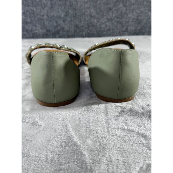 Andiamo womens sandels 8 green flat slip on - Picture 7 of 16